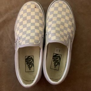 Vans checkered slip on